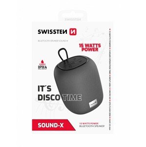 Bluetooth reproduktor swissten sound-x šedý