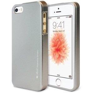 Pouzdro mercury ijelly metal apple iphone xs max šedé