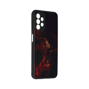 Kryt Techsuit Glaze Samsung A13 pevný Red Nebula 84487 (pouzdro neboli obal na mobil Samsung A13)
