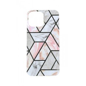 Kryt iPhone 13 Pro Max Marble Pink Hex 84490 (pouzdro neboli obal iPhone 13 Pro Max)