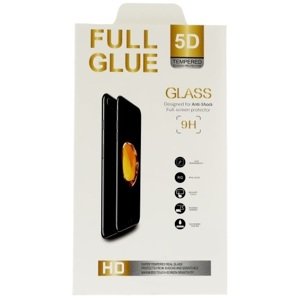 Tvrzené sklo FullGlue iPhone 14 Pro 5D černé 85155 (ochranné sklo iPhone 14 Pro)