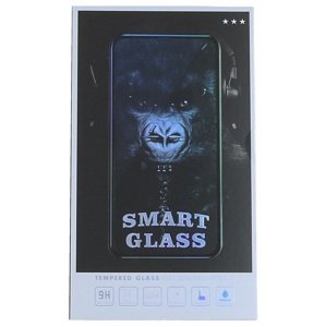 Tvrzené sklo SmartGlass na iPhone 14 Full Cover černé 85160 (ochranné sklo iPhone 14)