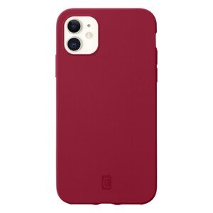 Ochranný silikonový kryt Cellularline Sensation pro Apple iPhone 12 mini, červený
