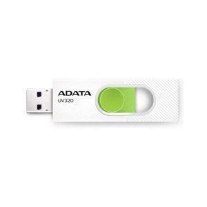 Flash disk ADATA UV320 64GB bílo-zelený 91088