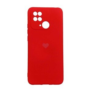 Kryt Vennus HEART Xiaomi Redmi 10C červený 92011 (pouzdro neboli obal na mobil Xiaomi Redmi 10C)