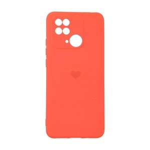 Kryt Vennus HEART Xiaomi Redmi 10C oranžový 92014 (pouzdro neboli obal na mobil Xiaomi Redmi 10C)