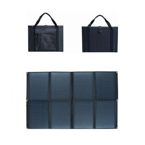 Solární rychlonabíječka TopQ 100W 8 panelů černá 94891