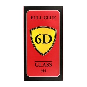 Tvrzené sklo Red FullGlue iPhone SE 2022 Full Cover černé 96291 (ochranné sklo iPhone SE 2022)
