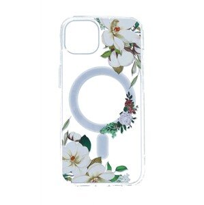 Kryt Tel Protect Flower iPhone 11 MagSafe s bílými květy 98508 (pouzdro neboli obal na mobil iPhone 11)