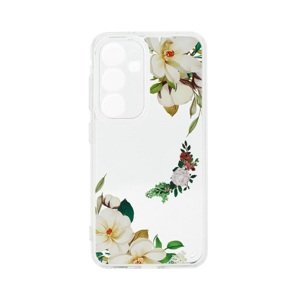 Kryt Tel Protect Flower Samsung A34 s bílými květy 98829 (pouzdro neboli obal na mobil Samsung A34)