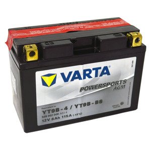 Motobaterie VARTA T9B-BS, 8Ah, 12V