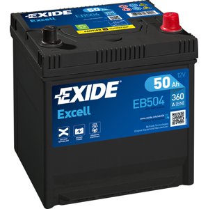 Exide Excell 12V 50Ah 360A EB504