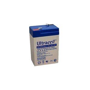 Ultracell UL4.5-6 (6V - 4,5Ah), VRLA-AGM záložní baterie