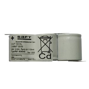 Baterie pro nouzová světla, osvětlení SAFT 3,6V 2200mAh vysokoteplotní (3SBSVT1/2D)