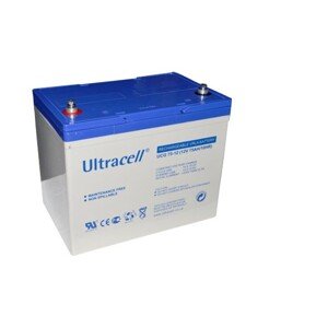 Ultracell UCG75-12 (12V - 75Ah), VRLA-GEL trakční baterie