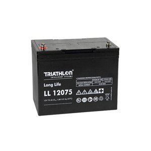 TRIATHLON LL12075 (12V - 75Ah) Záložní baterie "long life"