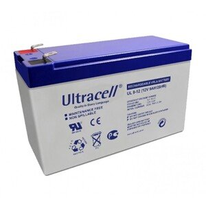 Ultracell UL9-12 F2 (12V - 9Ah), VRLA-AGM záložní baterie