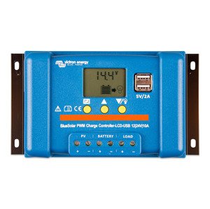 Victron Energy Solární regulátor BlueSolar PWM-LCD&USB 12/24V-10A