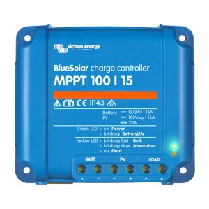 Victron Energy Solární regulátor BlueSolar MPPT 100/15, 12/24V, 15A