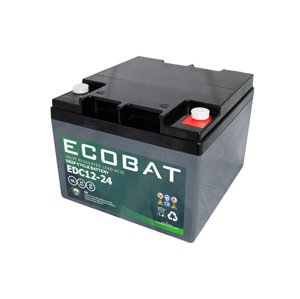 Ecobat Trakční baterie EDC12-24, 24Ah, 12V