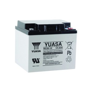 Trakční baterie YUASA REC50-12I,  50Ah, 12V