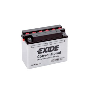 Motobaterie EXIDE BIKE Conventional E50-N18L-A3, 12V, 20Ah, 260A