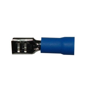 OEM Faston zásuvka FH48x05BL 4,8x0,5 mm; 1,5-2,5 mm2; modrý