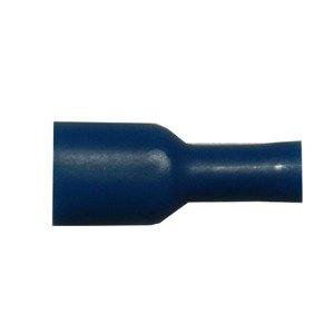 OEM Faston zásuvka FH2250BL 6,3x0,8 mm; 1,5-2,5 mm2; plný modrý