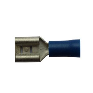 OEM Faston zásuvka FH63X08RT 6,3x0,8 mm; 0,5-1,5 mm2; modrý