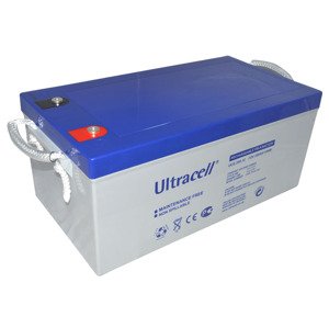 Ultracell UCG250-12 (12V - 250Ah), VRLA-GEL trakční baterie