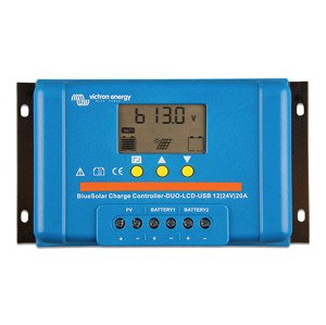 Victron Energy Solární regulátor BlueSolar PWM DUO-LCD&USB 12/24V-20A