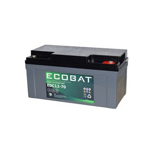 Ecobat Trakční baterie EDC12-70 70Ah 12V