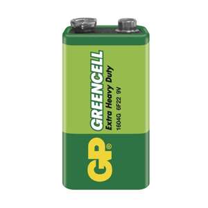GP Batteries Greencell 9V 1ks 1012501000