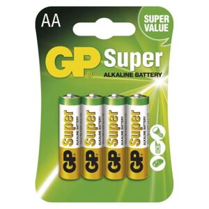 GP Batteries Super alkalická baterie GP 1,5V AA 4ks 1013214000