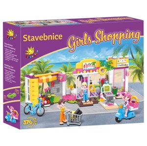 Kids World Stavebnice Girls Shopping 376 ks