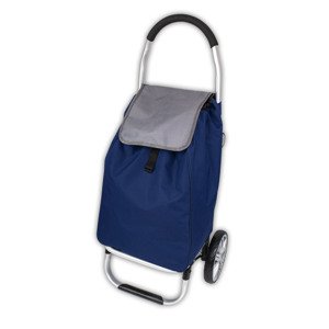 HomeLife Nákupní taška na kolečkách CARRY 53 litrů modrá